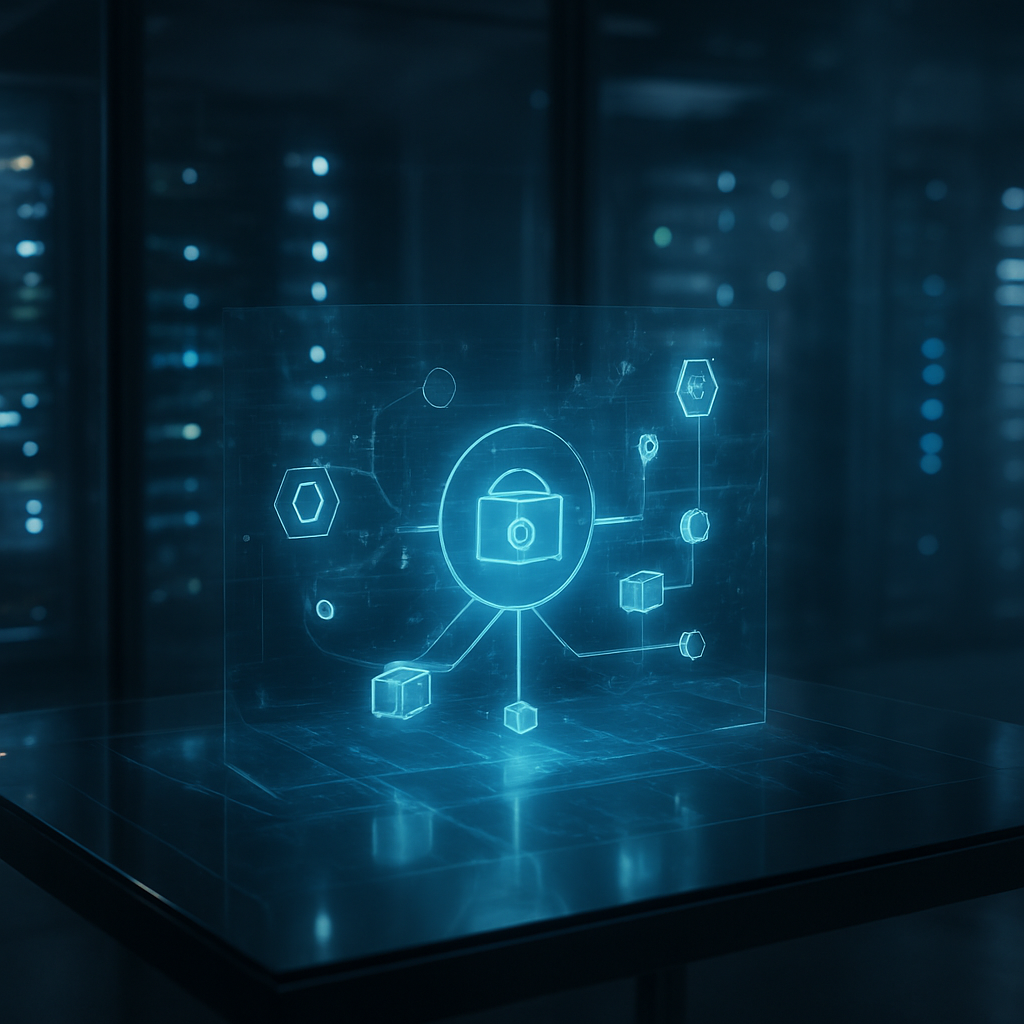 UpServX dark futuristic UI preview