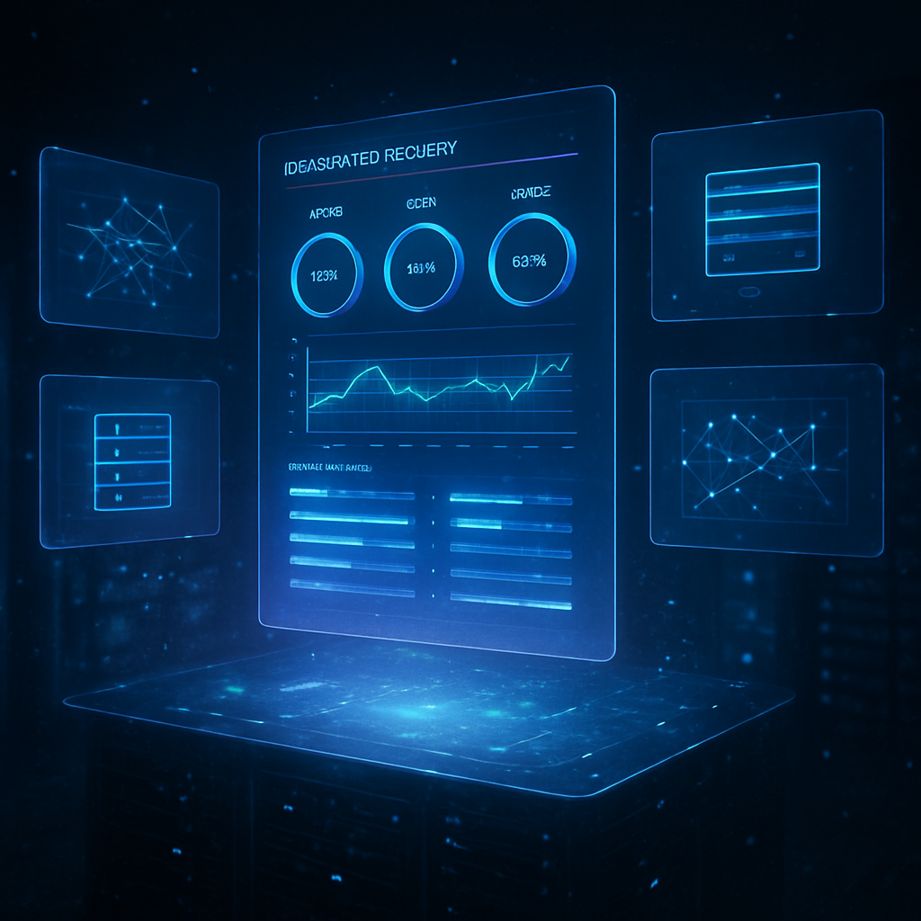Supporting visualization for UpServX infrastructure management